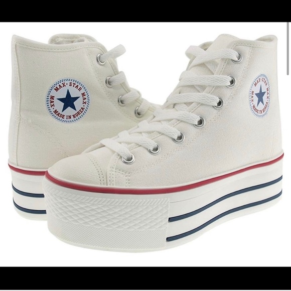 max star platform sneakers